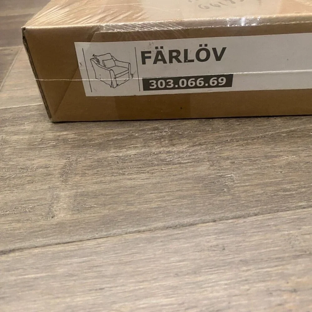 NEW - IKEA FÄRLÖV Cover For Armchair Djuparp Dark Gray 303.066.69